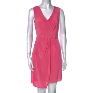 All Saints 100% Silk Pink Mini Dress